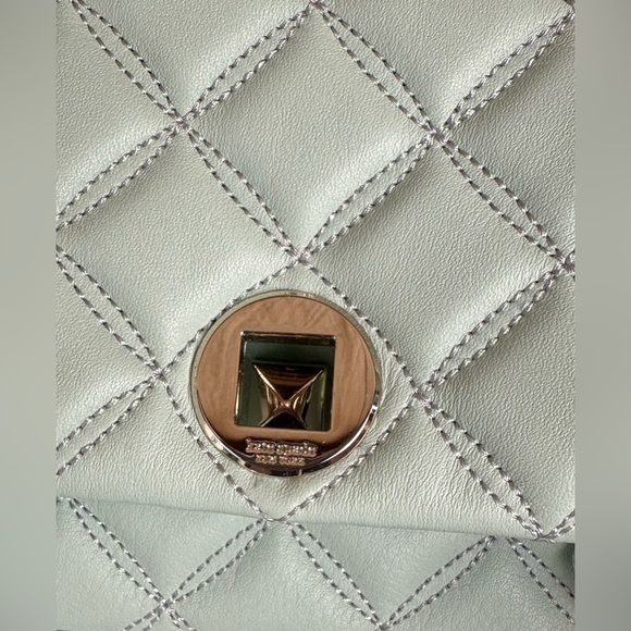Kate Spade Natalia Flap Turnlock Crossbody Bag Crystal Blue(Mint Green)! - Picture 9 of 13